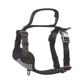 PETMARVEL Adjustable Embroidered Stylish Dog Harness (Option: Grey-Small)