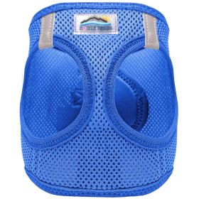 American River Solid Ultra Choke Free Dog Harness (Color: Cobalt Blue, size: X-Small)