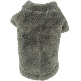 Soft Plush Pullover (Color: Moss Green, size: medium)